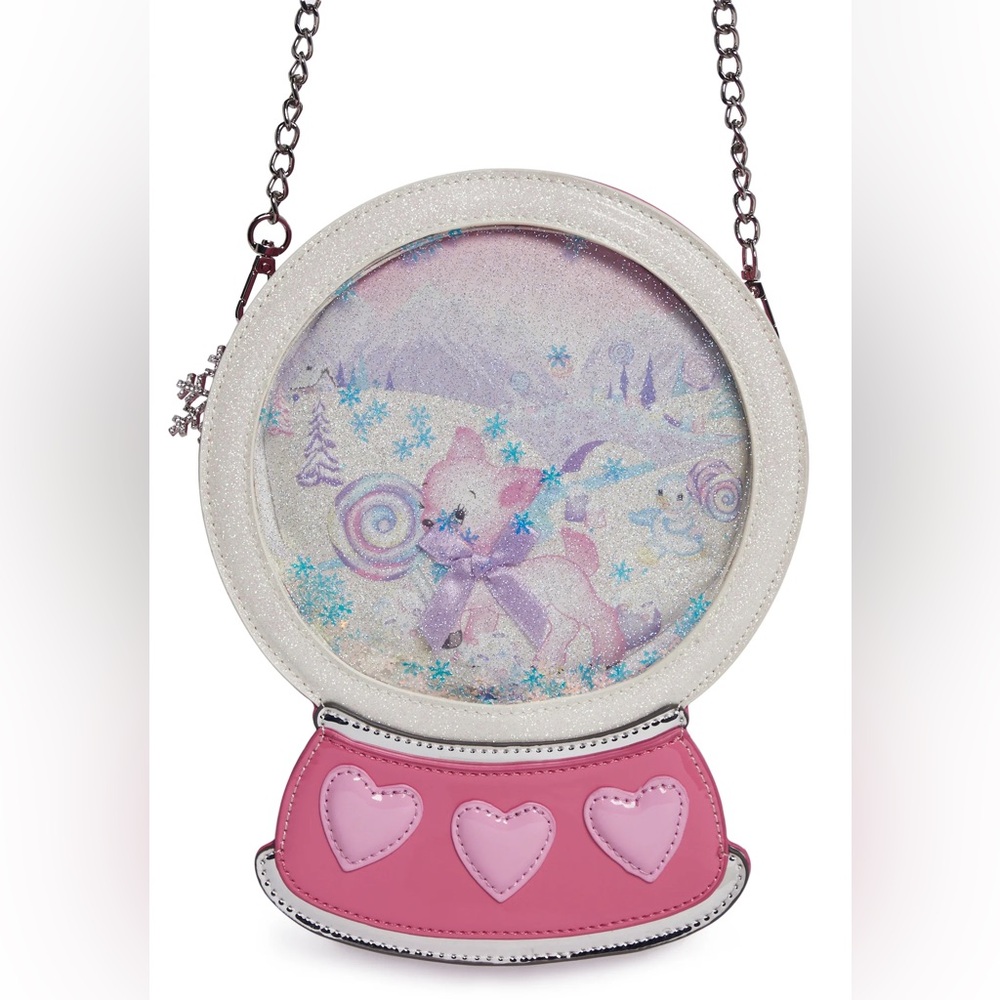 NEW✨ Sugar Thrillz Dolls Kill Twinkle Joy Snow Globe Crossbody Bag & Backpack